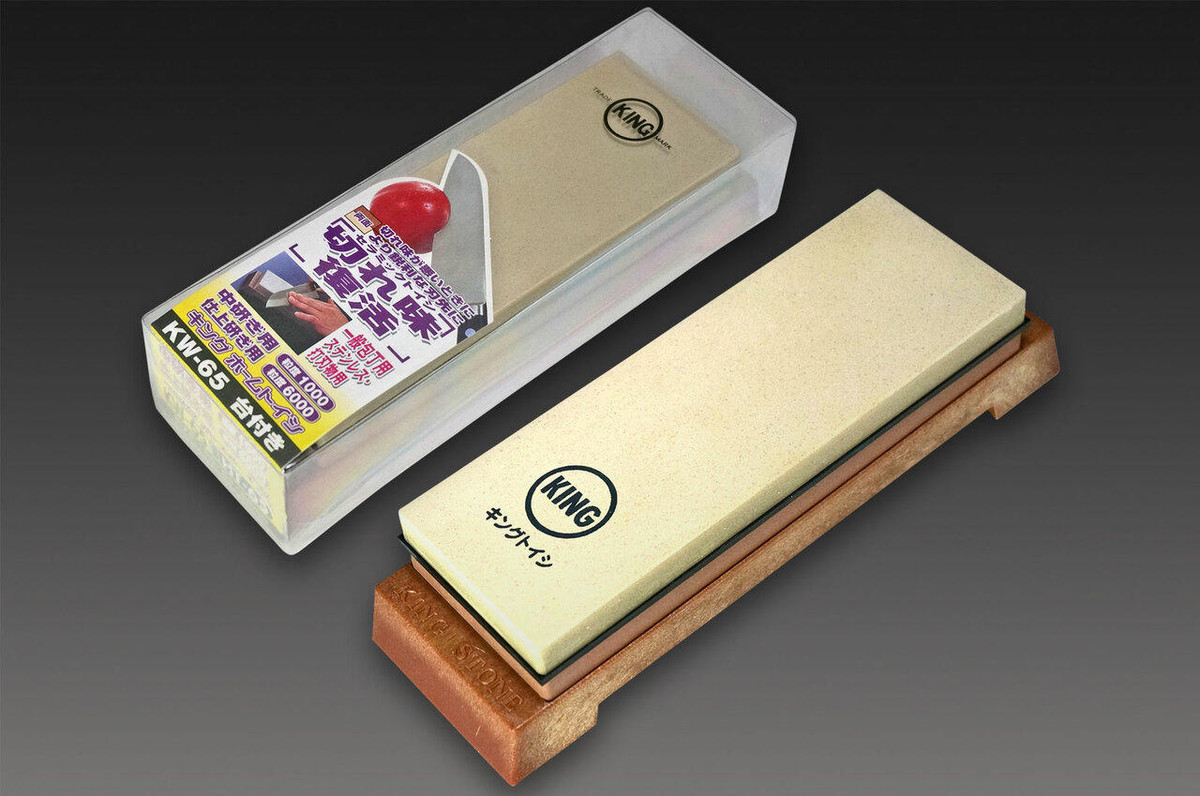 King Combination Grit Waterstone (Grinding stone) #1000/#6000 with