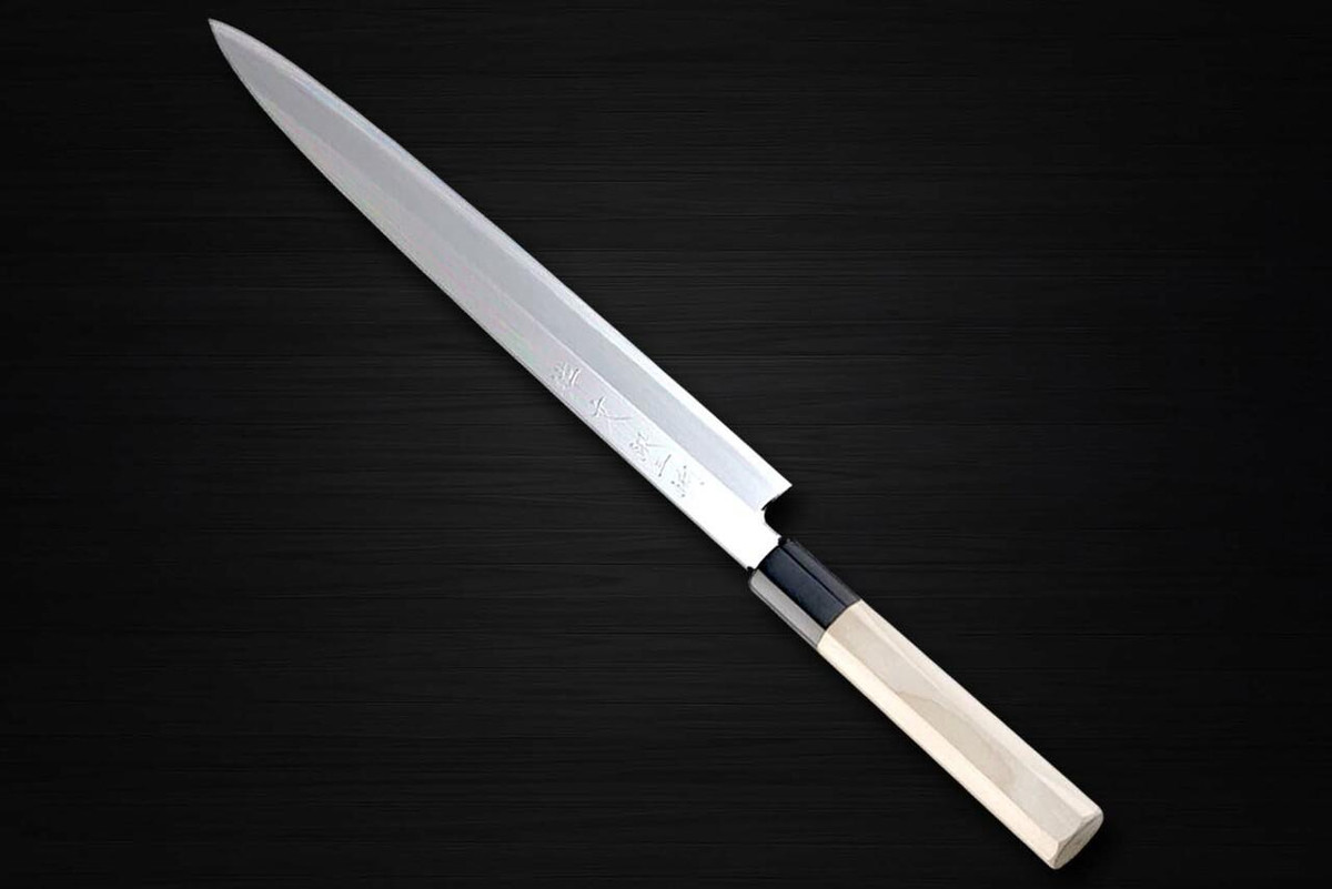 Sabun Ginsan Gingami No.3 steel Japanese Chefs YanagibaSashimi 300mm