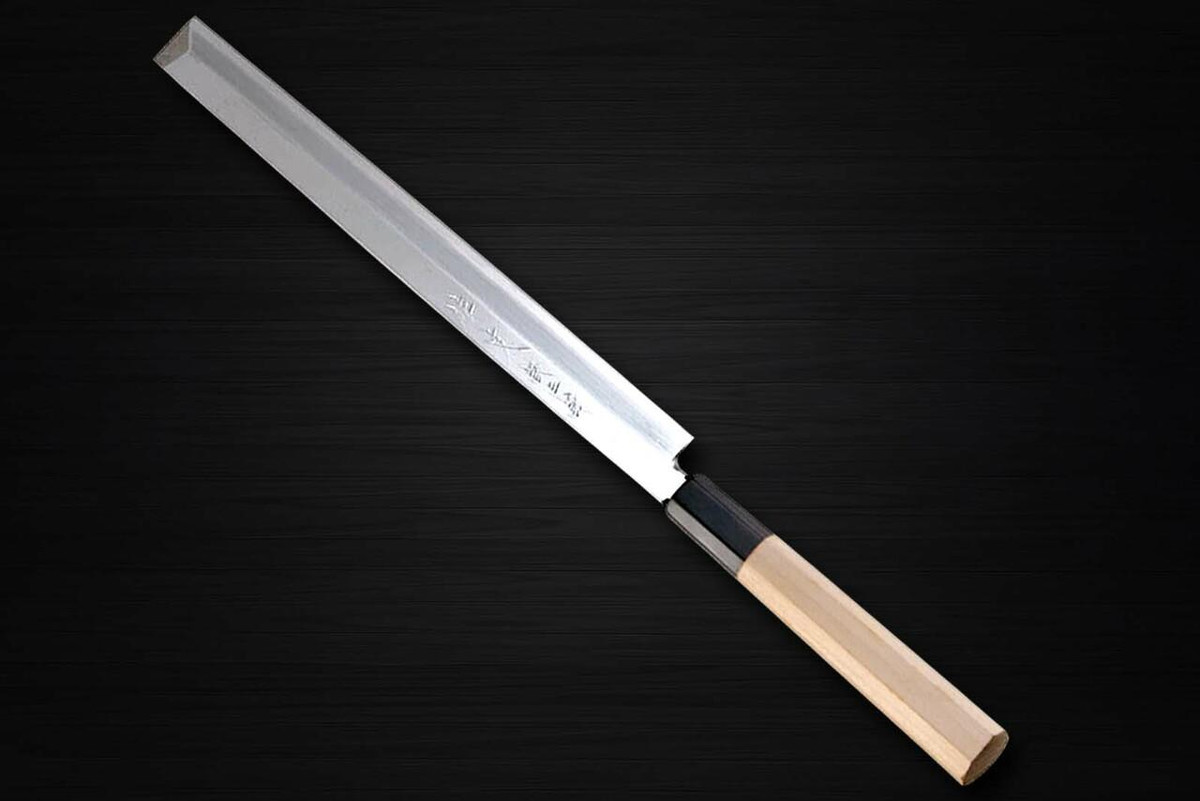 Sabun Ginsan Gingami No.3 steel Japanese Chefs TakohikiSashimi 240mm