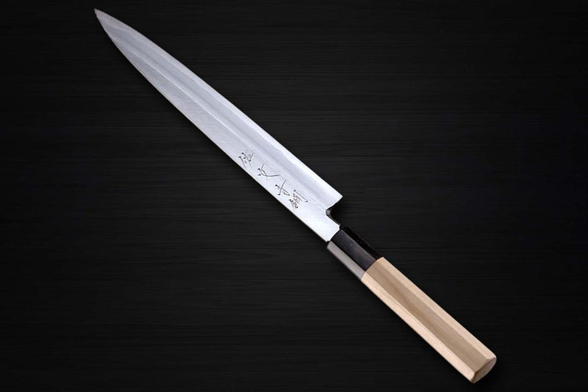 Sabun Aoko (Aogami No.1 steel) Japanese Chef's Yanagiba(Sashimi) 240mm 
