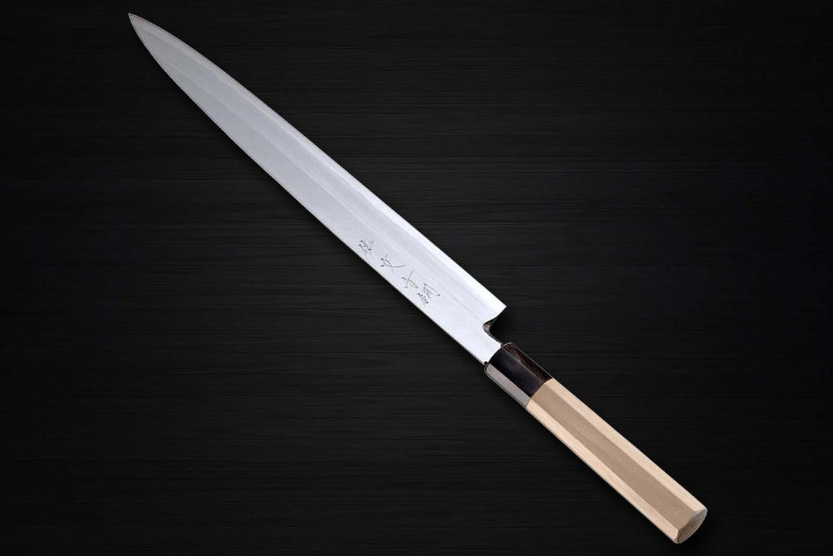 Sabun Aoko (Aogami No.1 steel) Japanese Chef's Yanagiba(Sashimi) 330mm 