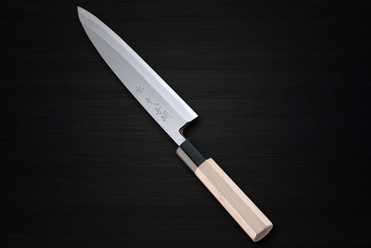 Sabun Aoko (Aogami No.1 steel) Japanese Chef's Mioroshi Deba 210mm 