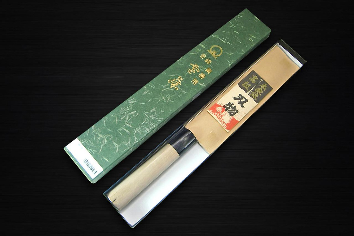 Yukifuji Chu-kasumi Gyokuhaku-ko (White Steel) Japanese Chef's Yanagiba(Sashimi) 240mm 