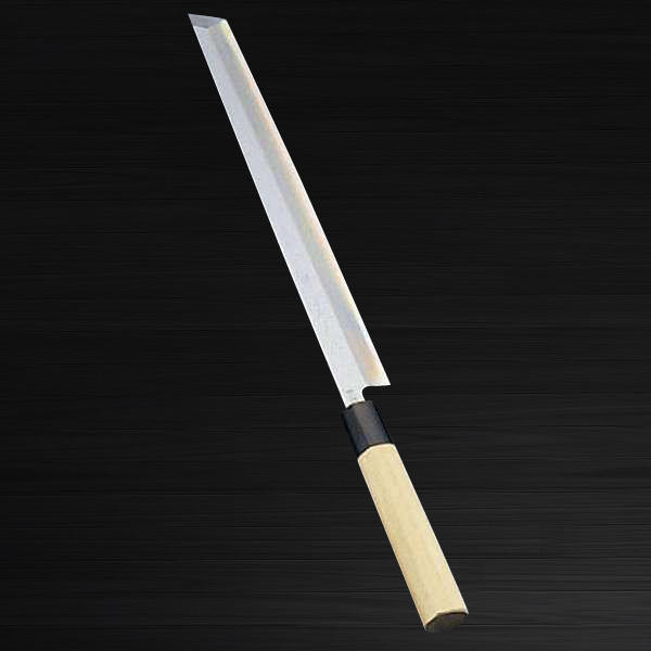 Sakai Jikko Tanren Ginsan Gingami No.3 steel Japanese Chefs Sakimaru-TakohikiSashimi 240mm
