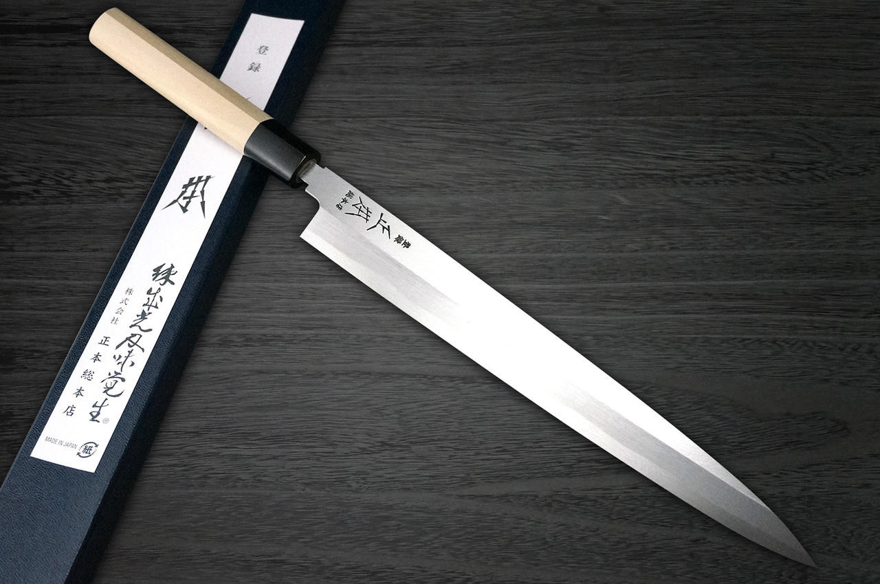 正本KS 本霞玉白钢日本厨师柳刃（刺身）270mm KS0427 | 日本刀具