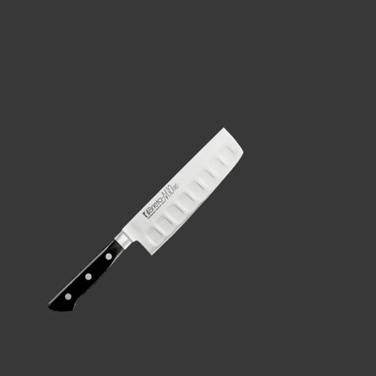 Brieto-M10PRO Dimpled MV Stainless Japanese Chef's Nakiri(Vegetable) 160mm