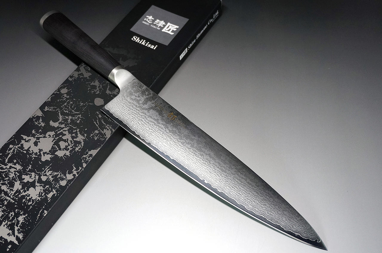 https://cdn11.bigcommerce.com/s-attnwxa/images/stencil/1280x1280/products/2236/189944/shizu-shikisai-miyako-33-layer-damascus-aus8-japanese-chefs-gyuto-knife-240mm__50628.1639119939.jpg?c=2