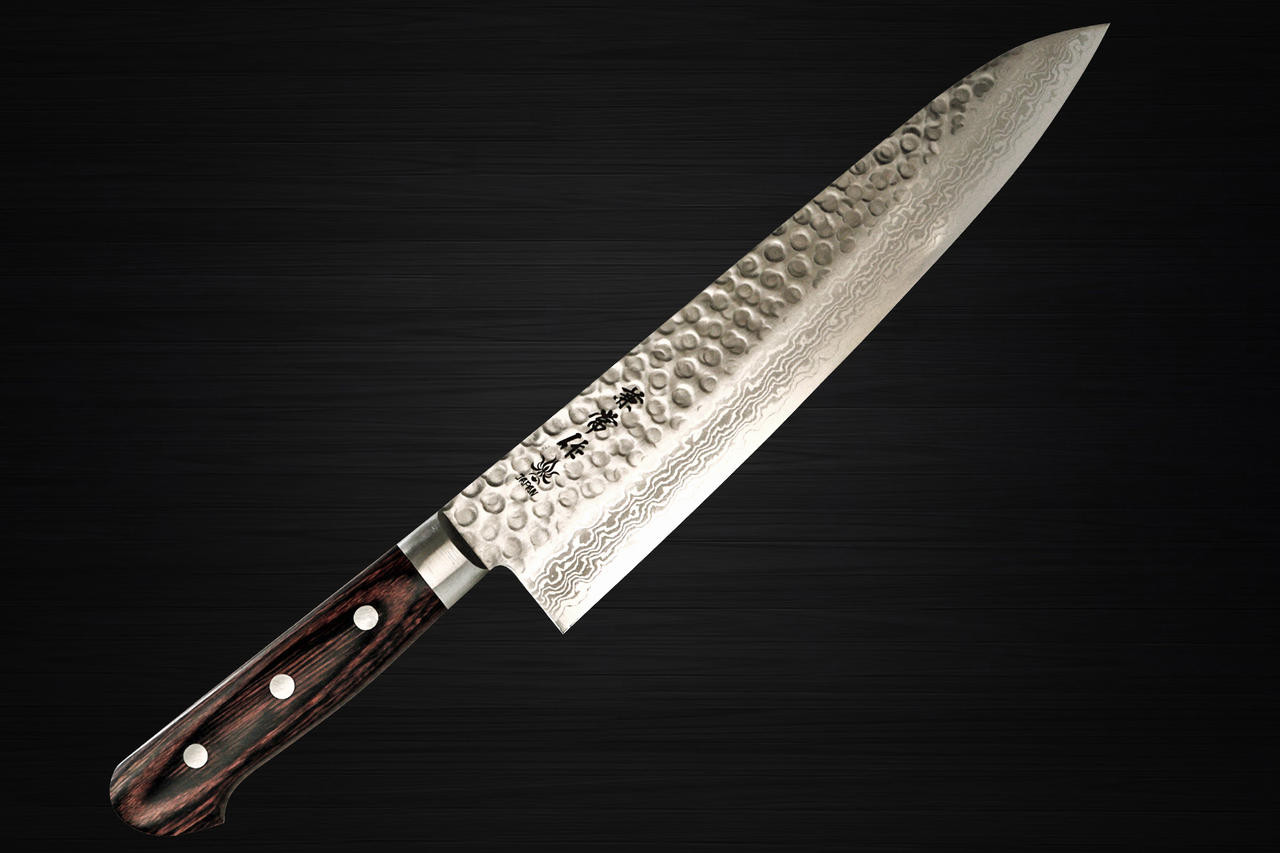 Kanetsune KC-900 VG10 17-Layer Damascus Hammered Japanese
