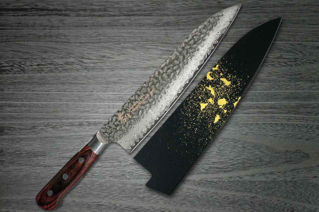 Sakai Takayuki 33-Layer VG10 Damascus Hammered Japanese Chef's