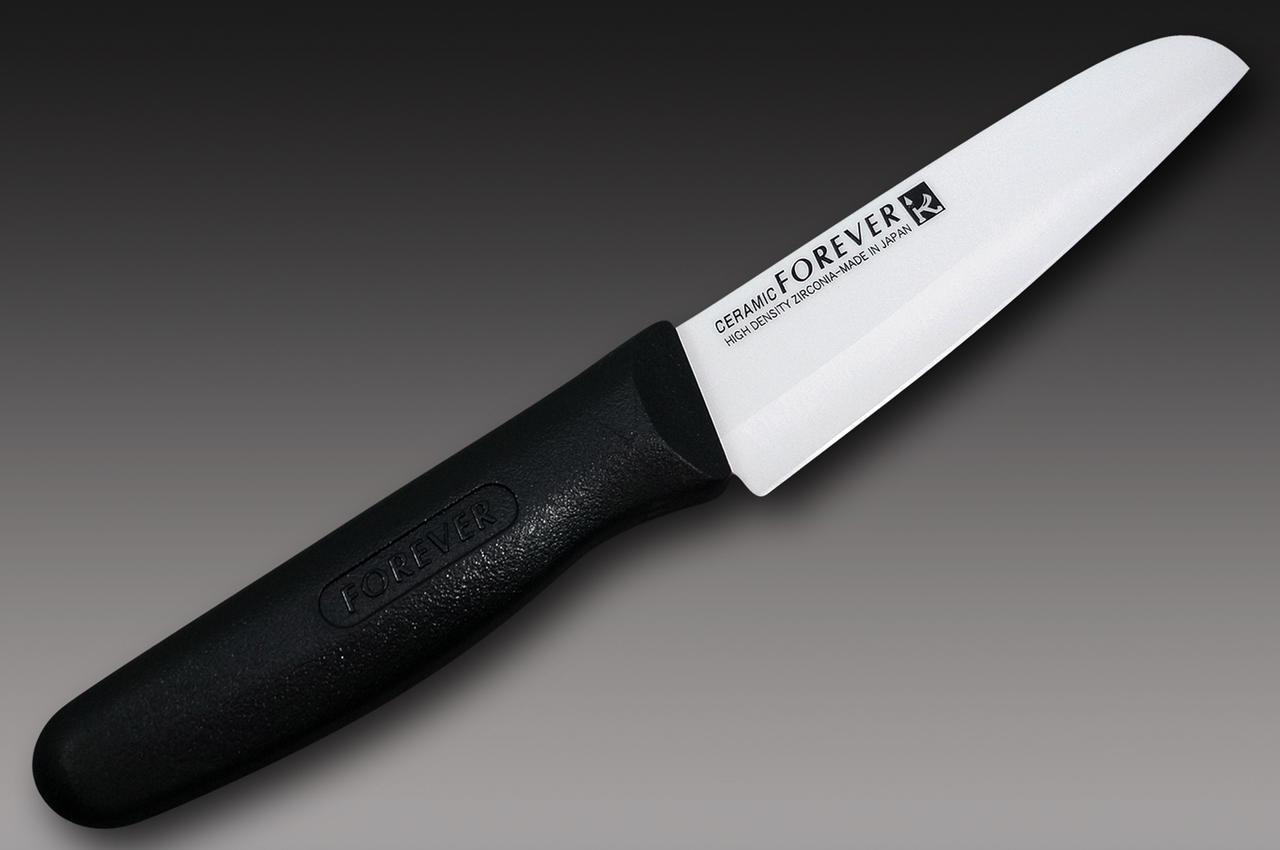 Forever Silver Antibacterial High Density Ceramic Japanese Chef's Petty Knife(Utility) 120mm