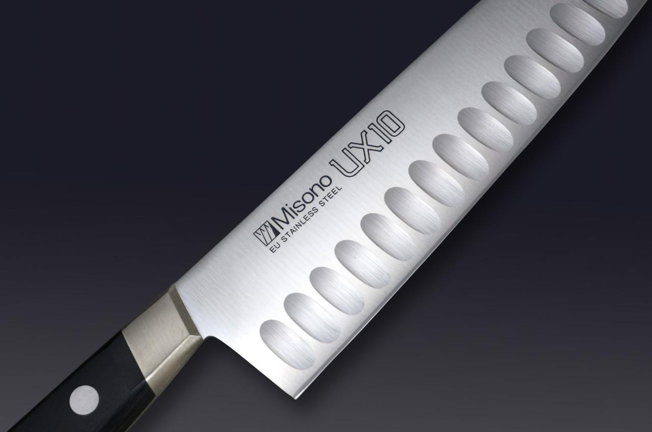 Misono UX10 Swedish Stainless Dimples(Salmon) Japanese Chef's