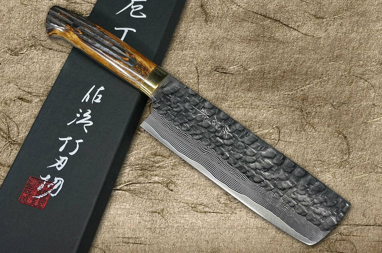 FOXEL Best Nakiri Knife Square Vegetable Knife - Hallowed Edge Razor Sharp  Japanese VG10 High Carbon Steel - Full Tang Balanced Handle for Produce