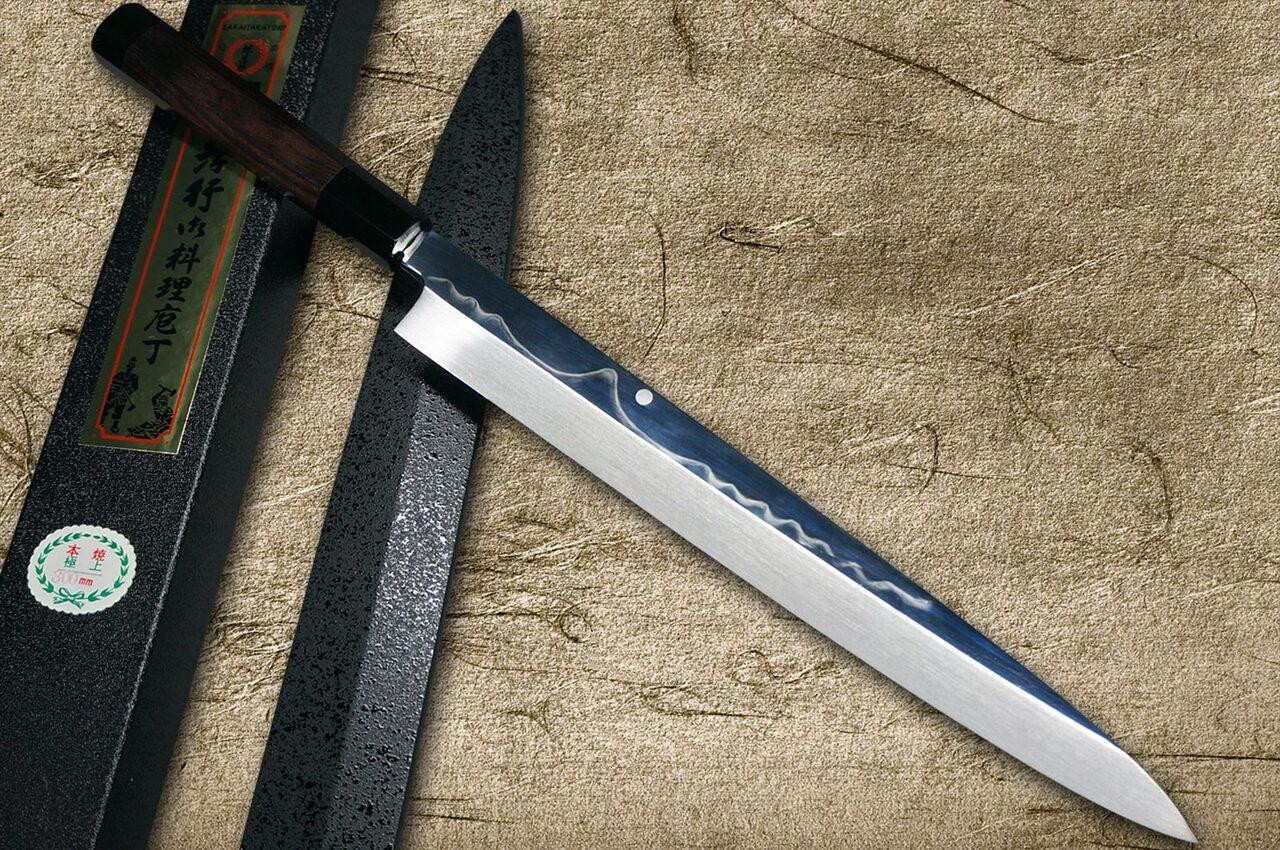 堺孝行FUGAKU Art 镜面本烧日本厨师用柳叶刀（生鱼片）300毫米水