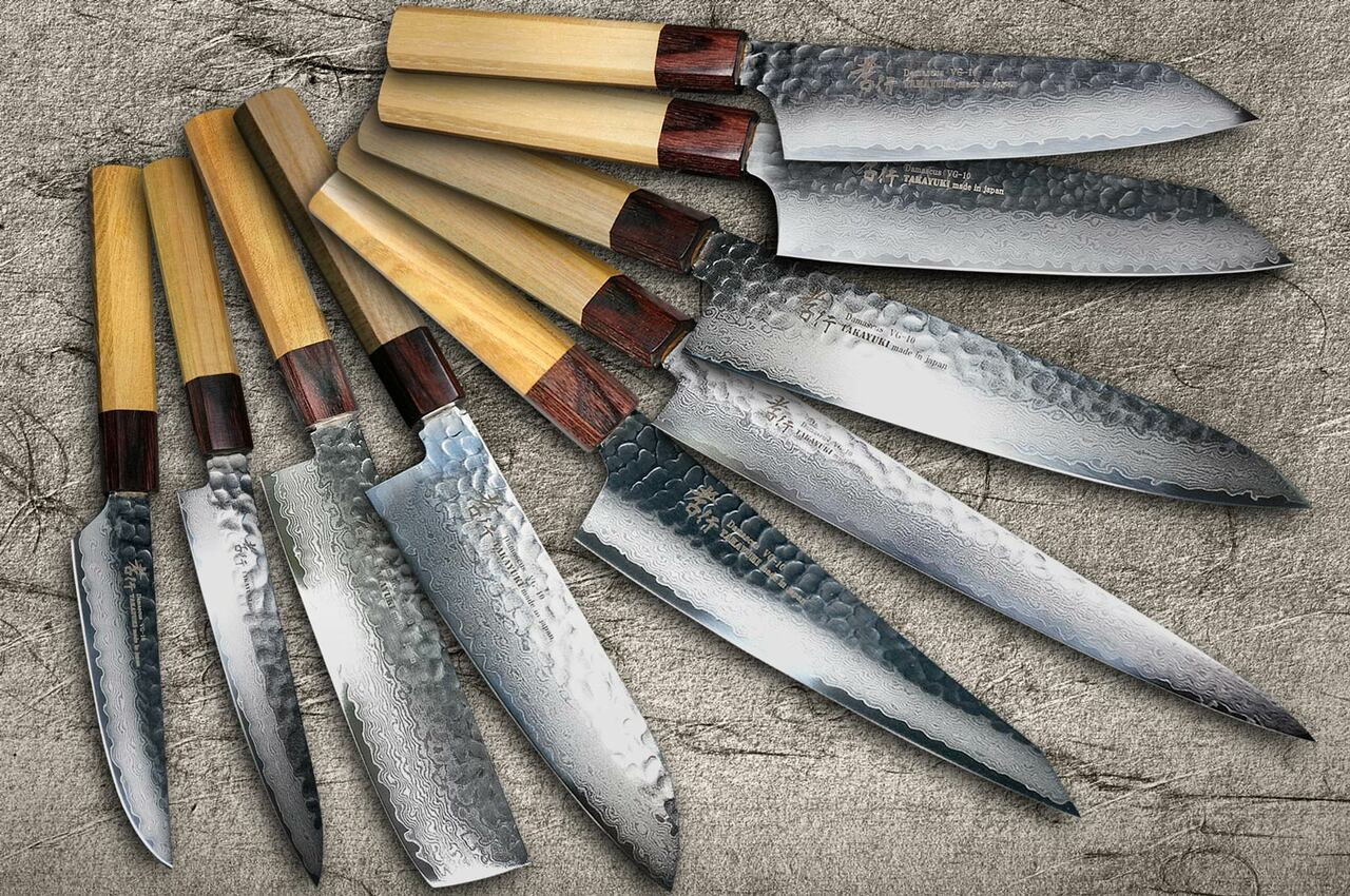 Japanese shop knife set