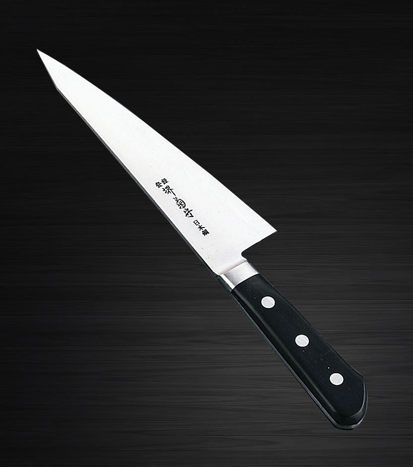 Sakai Takayuki Japanese Steel (Metal Tsuba) Chef's Honesuki(Boning