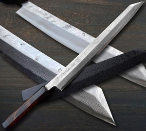 img Sakai Takayuki HANAFUBUKI Ginsan Damascus