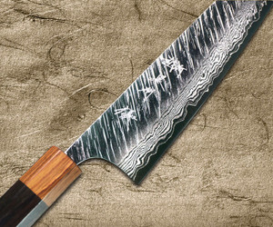 img Yu Kurosaki VG10 Damascus FUJIN WA RS8H