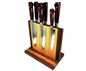 main Magnetic Natural Wood Knife Stand