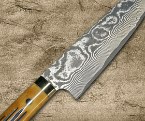 main Takeshi Saji VG10 Black Damascus DHM