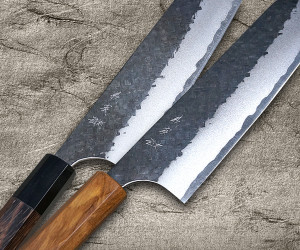 main Yoshimi Kato Aogami Super Kurouchi Square-Hammered