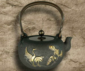 img Tetsugi Japanese TETSUBIN Iron Kettle Teapot