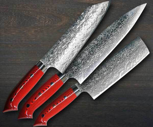 img Takeshi Saji R2 Diamond Finish Damascus MCRB-NNM