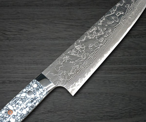 main Takeshi Saji R2 Diamond Finish Damascus TCW