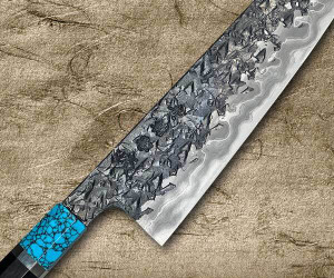 img Kisuke Manaka ENN Blue#1 Kurouchi Hammered EBTCA2