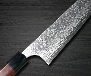 main Yoshimi Kato 63 Layer VG10 Damascus Hammered RS8