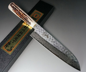 main Sakai Takayuki 45-Layer AUS10 Damascus DHW