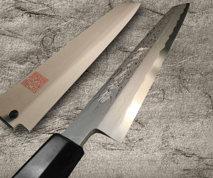 main Yoshihiro Aogami No.1 Damascus Suminagashi B1SN-E