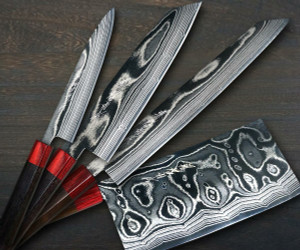 img Keiichi Fujii AUS10 Nickel Damascus RS8R