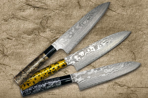 img Takeshi Saji VG10 Black Damascus LC