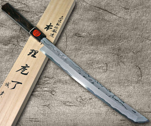 main Shigeki Tanaka Aogami No.2 Damascus Japanese EB