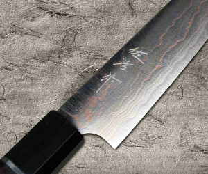 main Takeshi Saji Aogami No.2 Colored Damascus EB