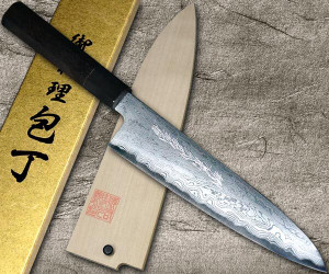 img Yoshihiro Aogami #1 Damascus Suminagashi B1SN-E-WE