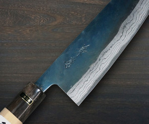 img Fujiwara Kanefusa White Steel Kurouchi Damascus