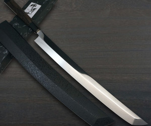 img Sakai Takayuki ZANGETSU Honyaki Ginsan