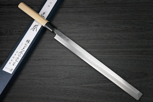 正本 Masamoto KS 本霞 白鋼 和牛刀 240mm [KS3124] 正本 Masamoto KS 本霞 白鋼 和牛刀 240mm [KS3124]