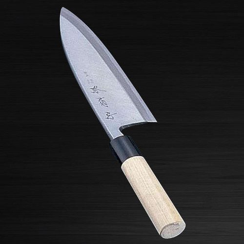 Sakai Kikumori Supreme Shiroko White steel Japanese Chefs Deba Knife 225mm