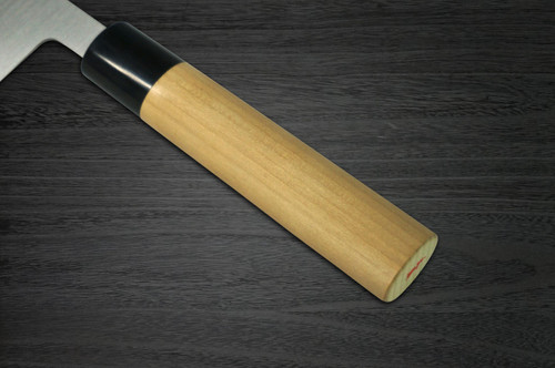 Masamoto KS Honkasumi Gyokuhaku-ko Buffalo Tsuba Japanese Chefs Gyuto Knife 240mm KS3124