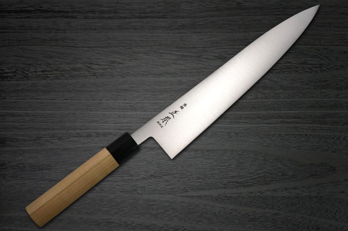 Masamoto SW Swedish Stainless Steel Buffalo Tsuba Japanese Chefs Gyuto Knife 270mm SW3127
