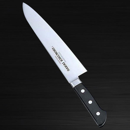 Sakai Kikumori SKK MV Stainless Metal Tsuba Japanese Chefs Gyuto Knife 300mm