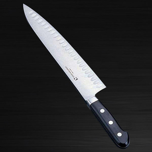 Sakai Kikumori DimplesSalmon Japanese Chefs Gyuto Knife 240mm