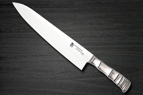 Tamahagane Bamboo 3-Layer Stainless Japanese Chefs Gyuto Knife 240mm