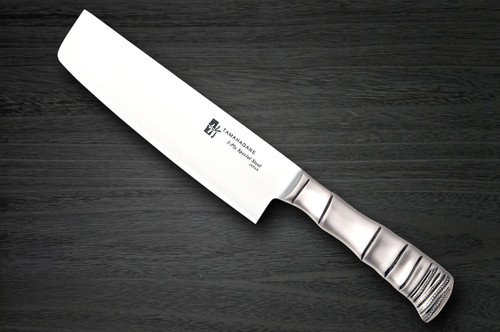 Tamahagane Bamboo 3-Layer Stainless Japanese Chefs NakiriVegetable 160mm