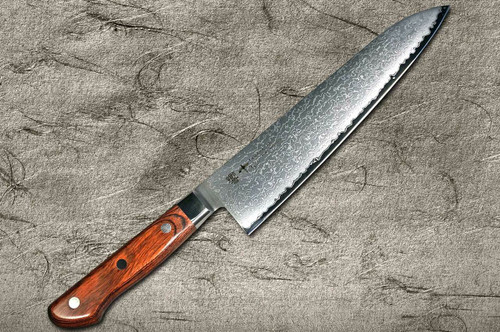 Tamahagane Kyoto 63 Layer-Damascus Wood Handle Japanese Chef's