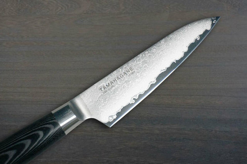 Tamahagane SAN Kyoto 63 Layer-Damascus Japanese Chefs Petty KnifeUtility 120mm