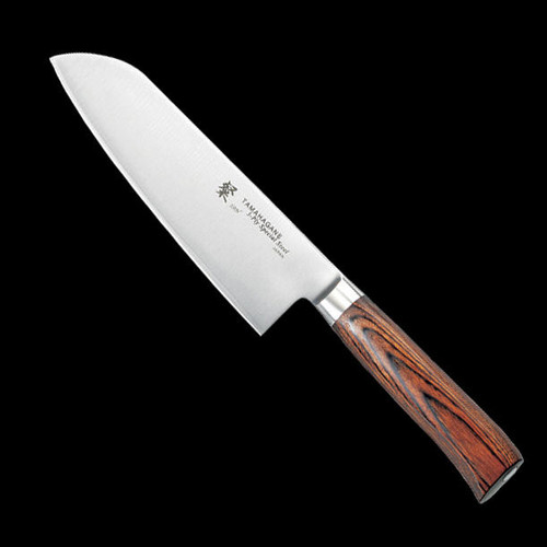 Tamahagane SAN 3 Layer Stainless Japanese Chefs Santoku Knife 160mm