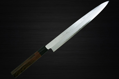 Kanetsune KC-400 White Steel 11-Layer Damascus Japanese Chefs YanagibaSashimi 270mm